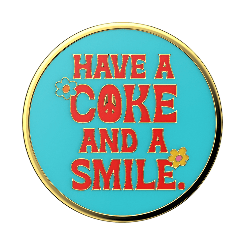 PopGrip Enamel Coke Unity Smile