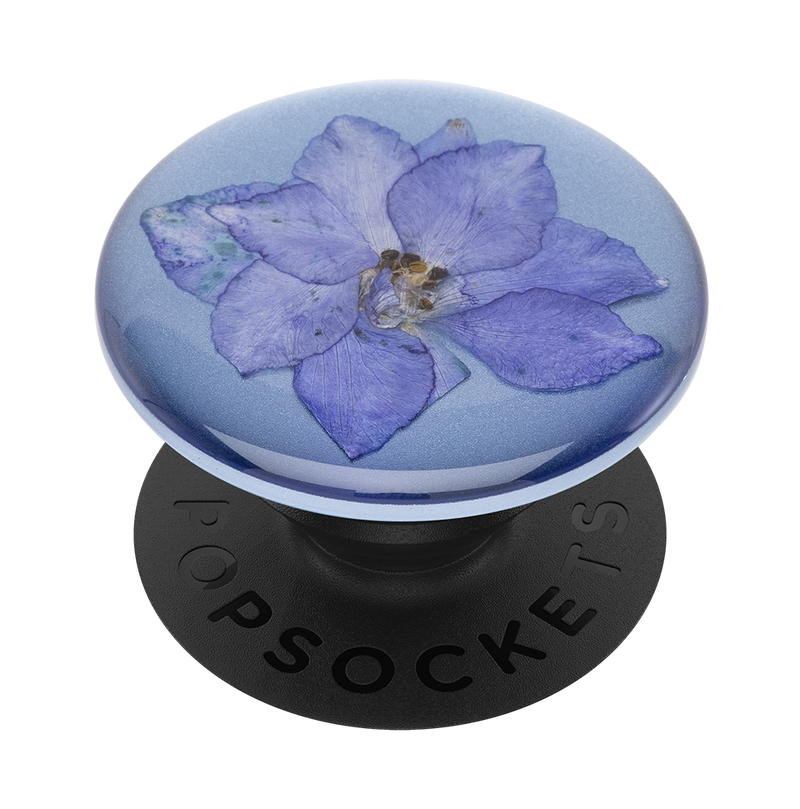 PopGrip Pressed Flower Larkspur Purple