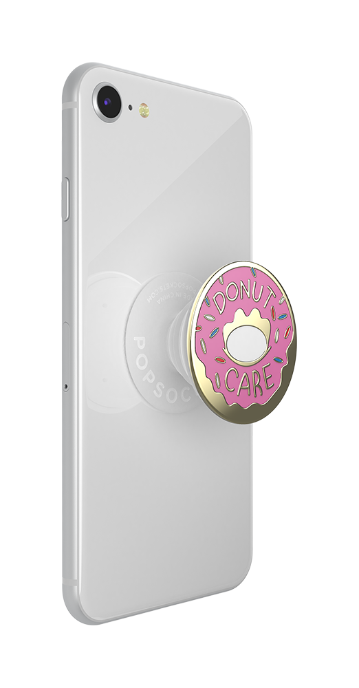 PopGrip Enamel Donut Pink
