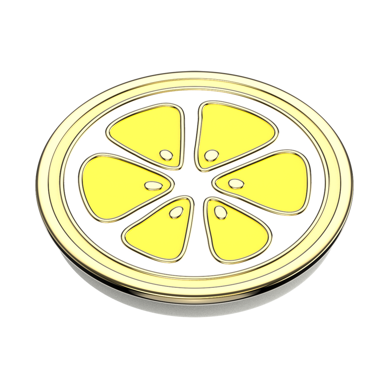 PopGrip Enamel Lemon Slice Yellow