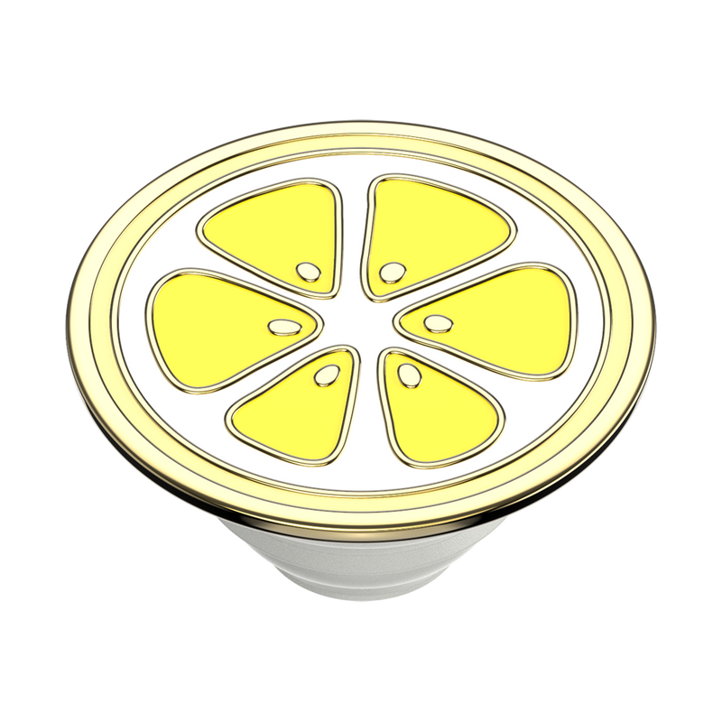 PopGrip Enamel Lemon Slice Yellow
