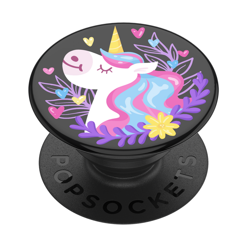 PopGrip Unicorn Day Dreams Black Gloss