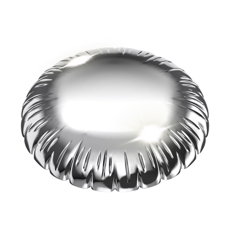 PopGrip Metallic Balloon Silver